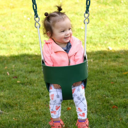 Toddler Bucket Swing with Coated Chain