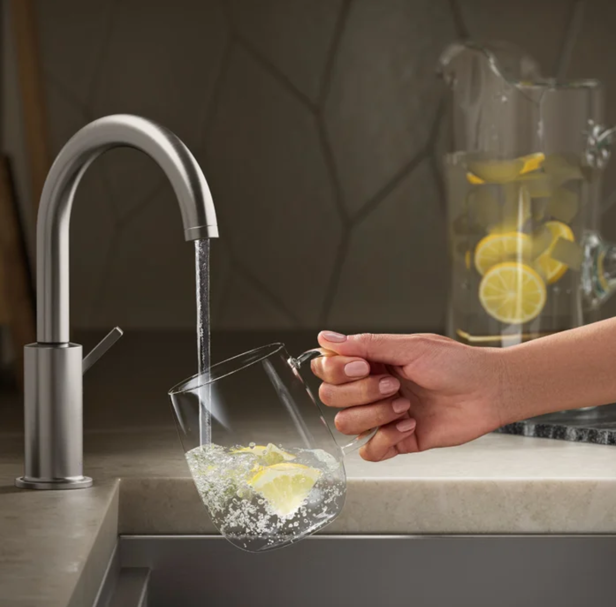 Kohler Vybe Beverage Faucet With Aquifer+ Water Purification System
