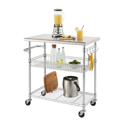 EcoStorage Stainless Steel Kitchen Cart