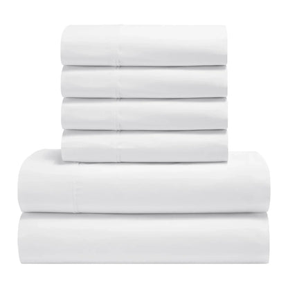 Therapedic 300 Thread Count 6-piece Peached Percale Sheet Set