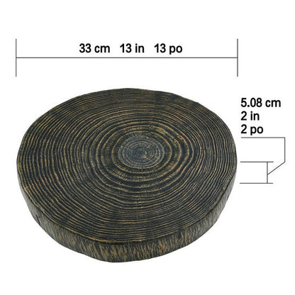 Stone Composite Stepping Stones, 3-pack