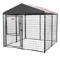 Dog Kennel 8'x8' with Privacy Screen