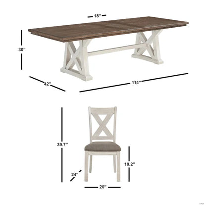 Newport 9-piece Dining Table Set