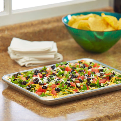 1/4-Size Aluminum Baking Sheet 2 pack