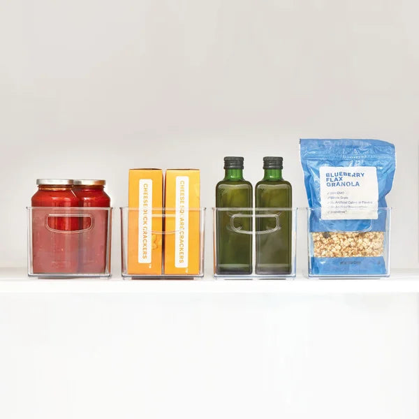Plastic Fridge/Pantry Kitchen Organizer Bins