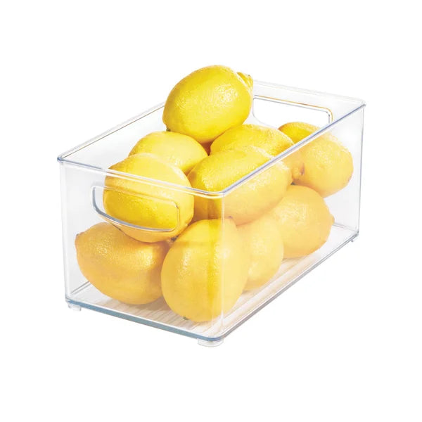 Plastic Fridge/Pantry Kitchen Organizer Bins