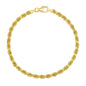 14kt Yellow Gold Rope Chain Bracelet