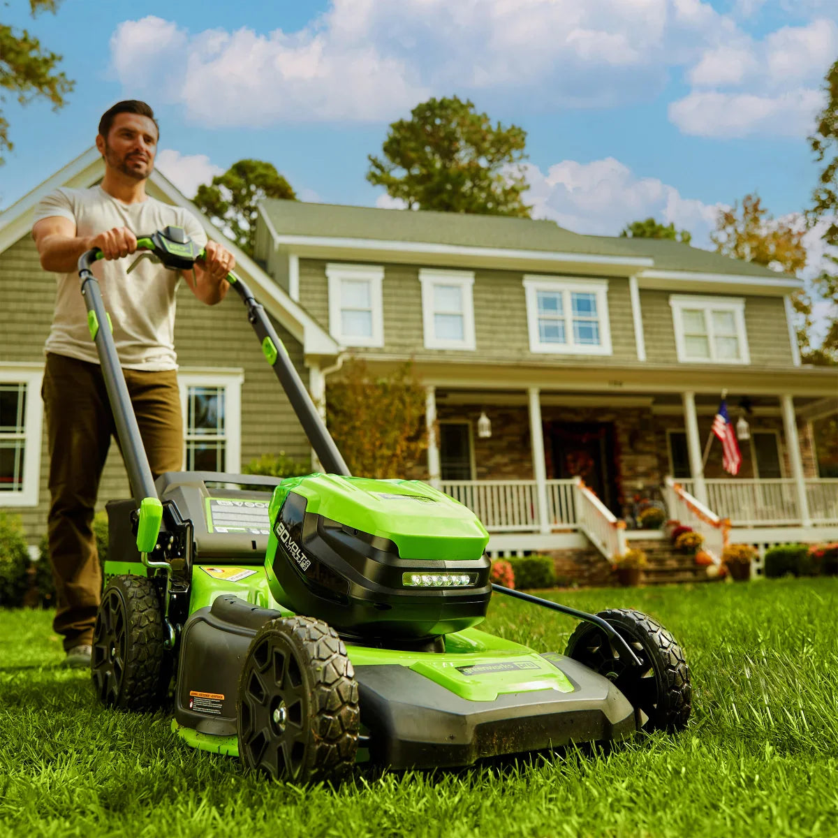 Greenworks 80V 21" Gen 2 Self-Propelled Mower w/ Extra Blade, (2) Batteries & Rapid Charger