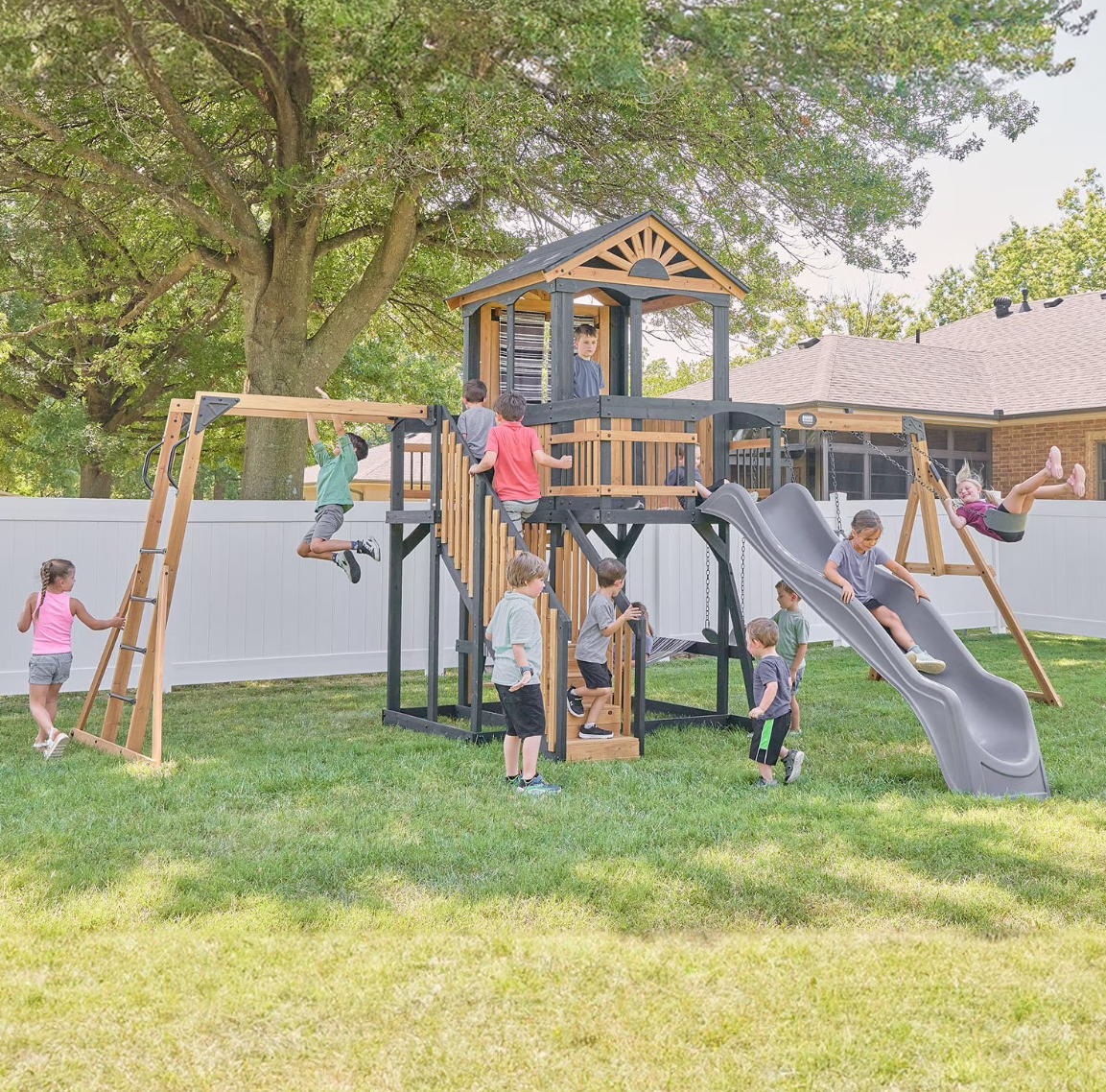 Backyard Discovery Oceanview II Cedar Wood Swing Set