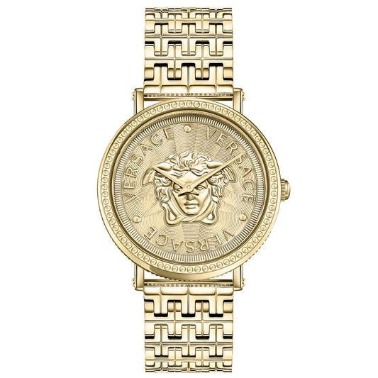 V-Dollar Gold Tone Stainless Steel Swiss Women's Quartz Watch