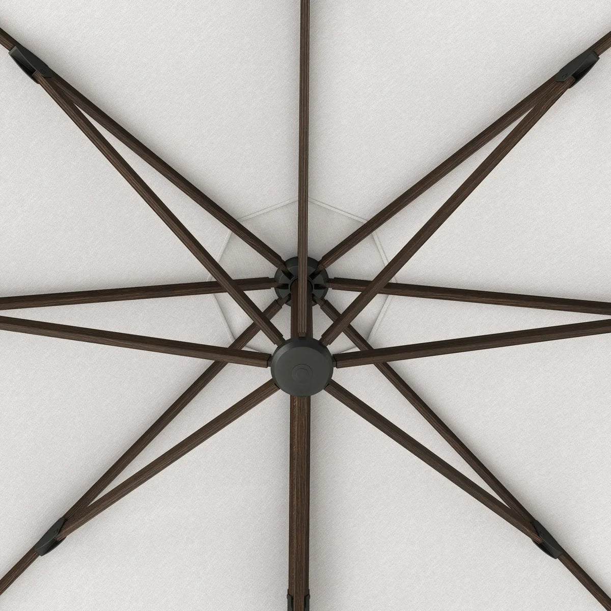 Seasons Sentry 13ft. Round Woodgrain Aluminum Cantilever Umbrella