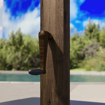 Seasons Sentry 13ft. Round Woodgrain Aluminum Cantilever Umbrella
