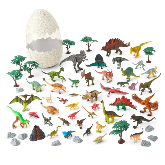 Dino Egg Bucket, 60 pc