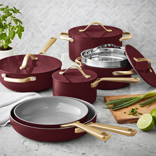 11-Piece Modern Ceramic Cookware Set