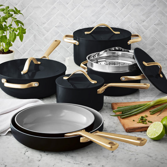 11-Piece Modern Ceramic Cookware Set