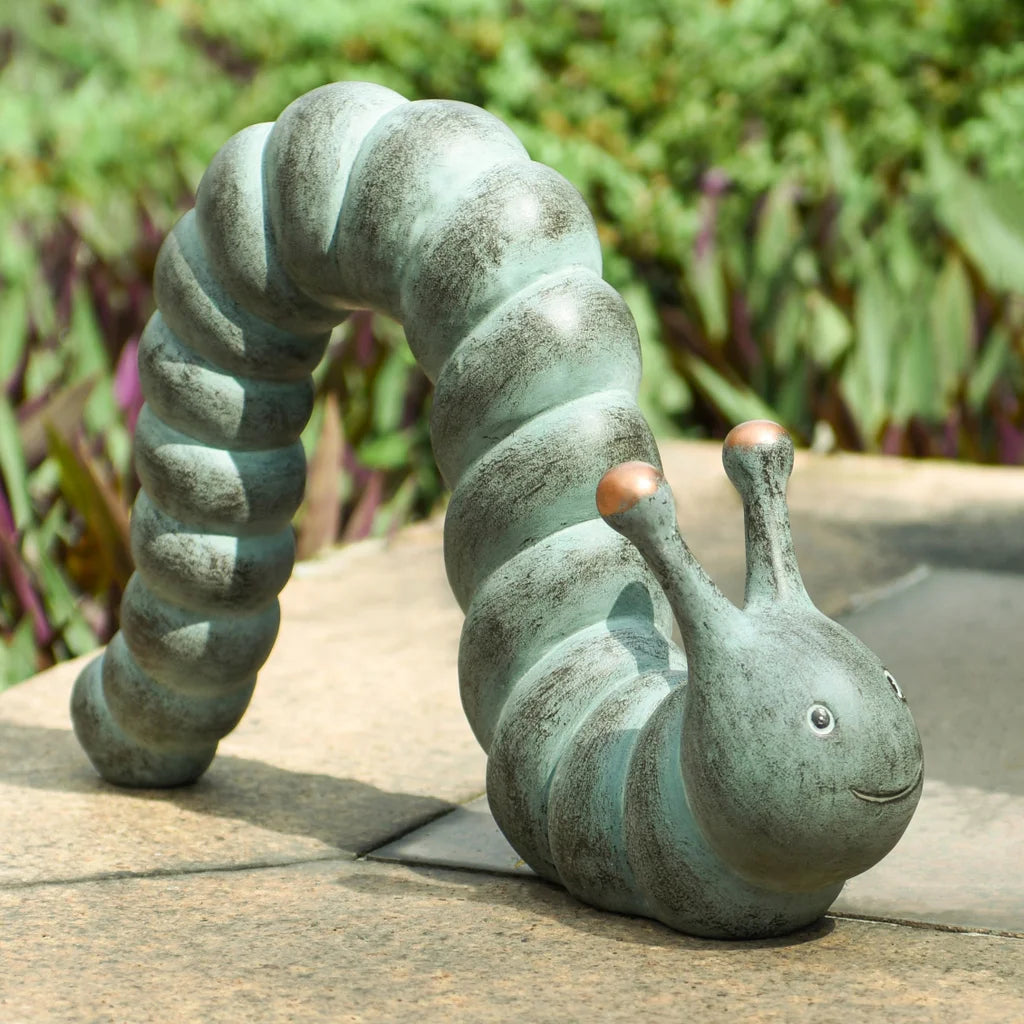 Caterpillar Garden Statue