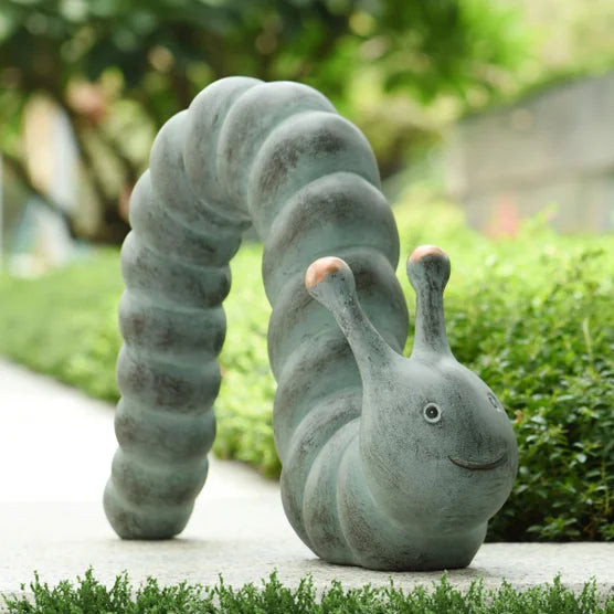 Caterpillar Garden Statue