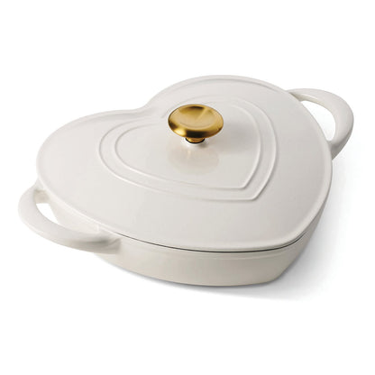 Tramontina 3-Quart Heart Shape Enameled Cast Iron Dutch Oven