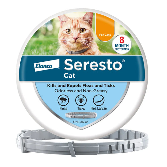 Flea and Tick Collar for Cat, 8 Month Prevention