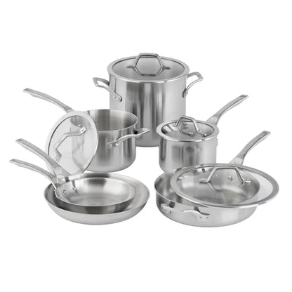 Calphalon Signature 5-Ply 10-piece Stainless Steel Cookware Set