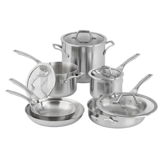 Calphalon Signature 5-Ply 10-piece Stainless Steel Cookware Set
