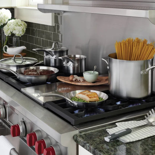 Calphalon Signature 5-Ply 10-piece Stainless Steel Cookware Set