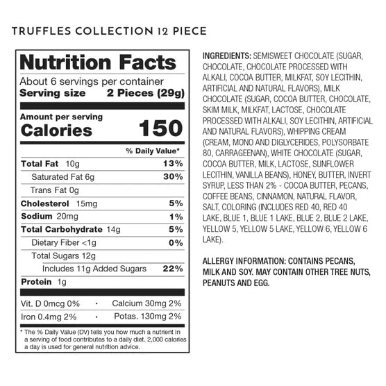 Truffles Collection, 2 Pack, 24 Pieces