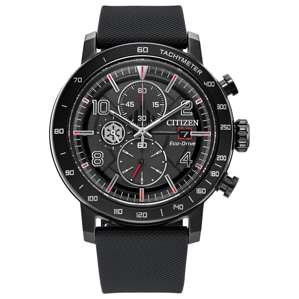 Star Wars Darth Vader Stainless Steel Quartz Men's Watch, 44mm