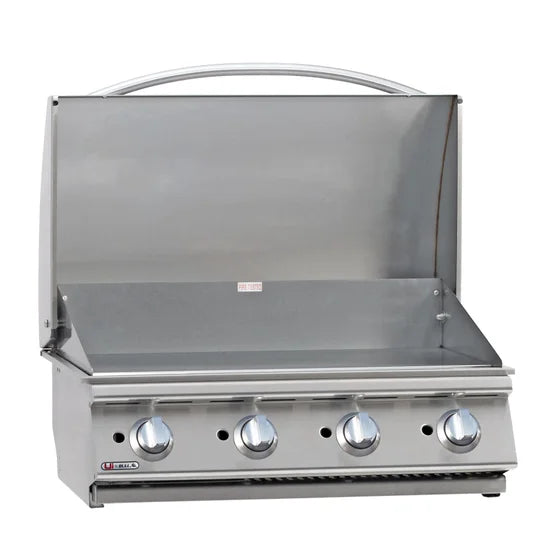 30" Commercial 4-burner Drop-in Griddle, Natural Gas
