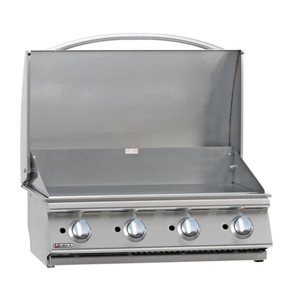 30" Commercial 4-burner Drop-in Griddle, Natural Gas