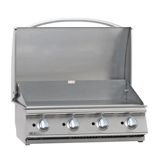30" Commercial 4-burner Drop-in Griddle, Natural Gas
