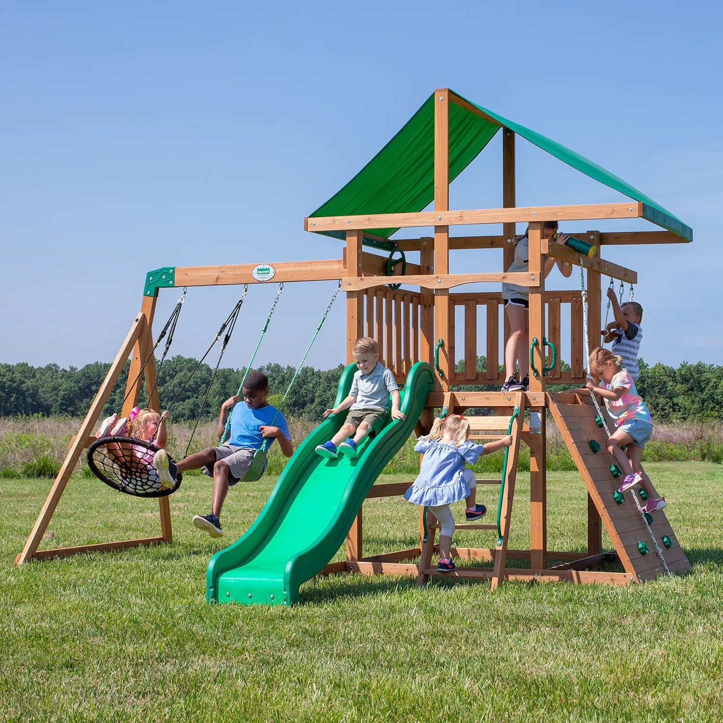 Grayson Peak Cedar Swing Set/Playset