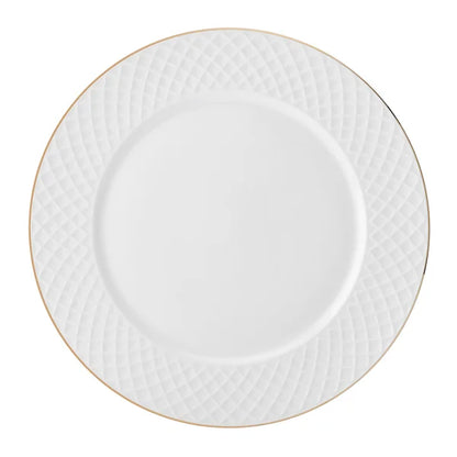 Mikasa Trellis Gold 12-piece Bone Dinnerware Set