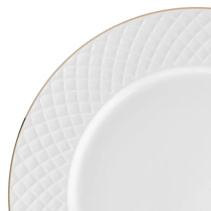 Mikasa Trellis Gold 12-piece Bone Dinnerware Set
