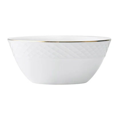 Mikasa Trellis Gold 12-piece Bone Dinnerware Set