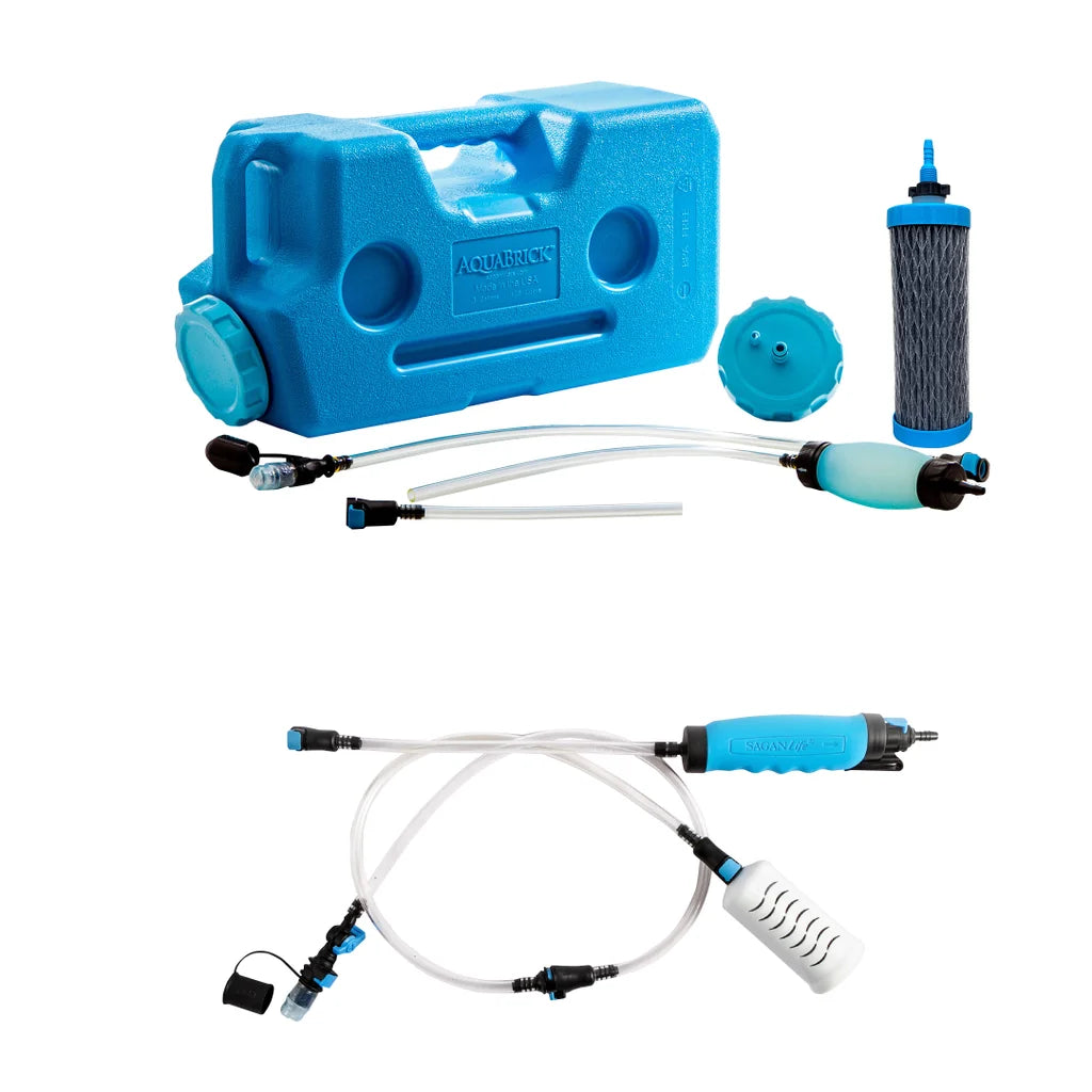 Portable Deluxe Emergency Water Purification Kit