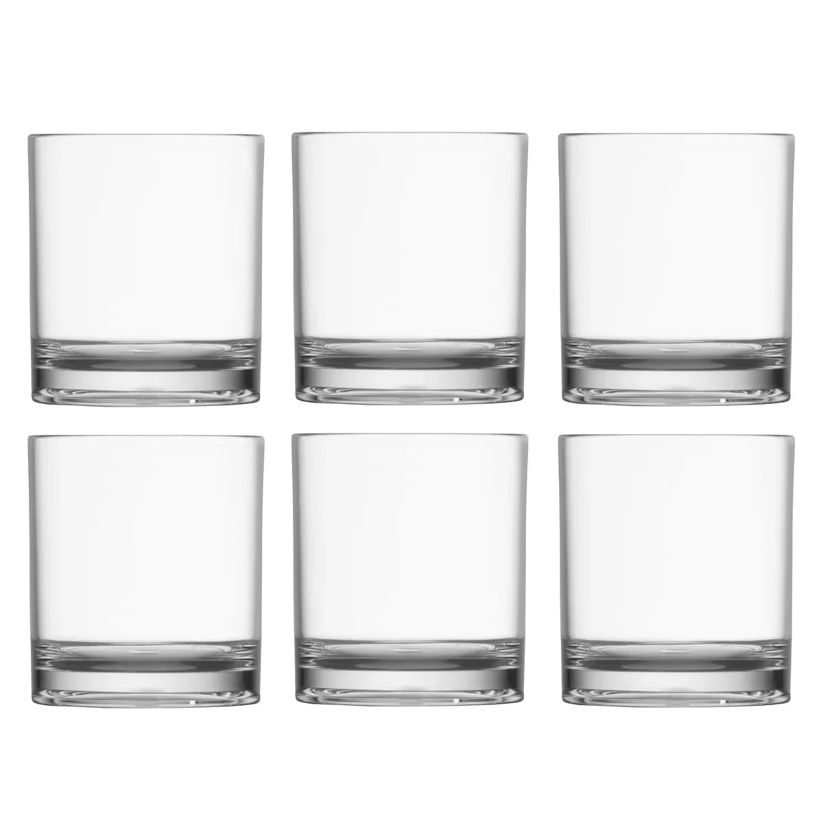 Fortessa Urbo Double Old Fashioned Drinking Glasses, Set of 6, 14 oz.