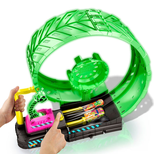 Monster Trucks Glow in the Dark Epic Loop Challenge Playset