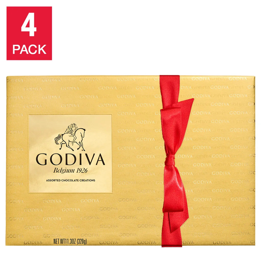 Goldmark Assorted Chocolate Gift Box, 4 Pack, 108 Total Pieces