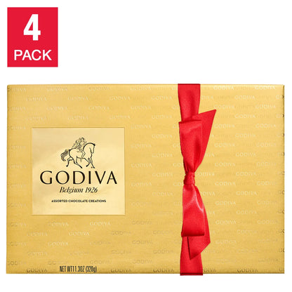 Goldmark Assorted Chocolate Gift Box, 4 Pack, 108 Total Pieces
