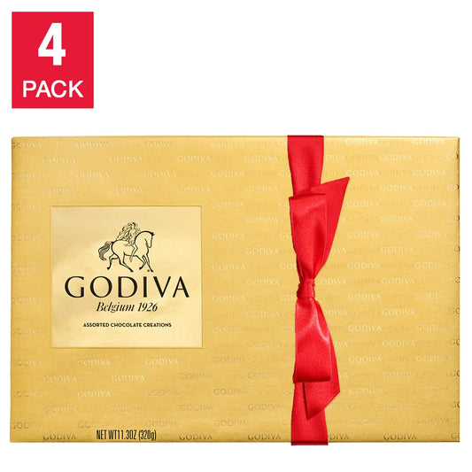 Goldmark Assorted Chocolate Gift Box, 4 Pack, 108 Total Pieces