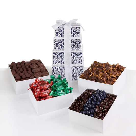 Premium Chocolate Gift 4-tier Tower, 3 lbs.