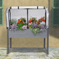 Self-Watering Elevated Spruce Planter with Greenhouse & Bug Cover
