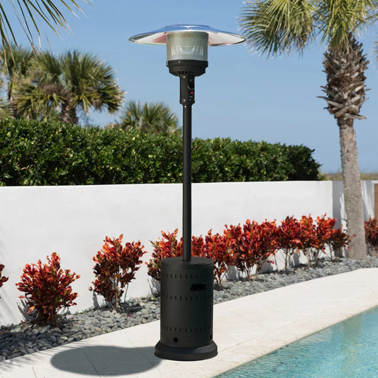 Fire Sense Matte Black Patio Heater