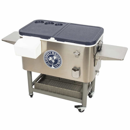 Tommy Bahama 100-quart Stainless Steel Rolling Cooler