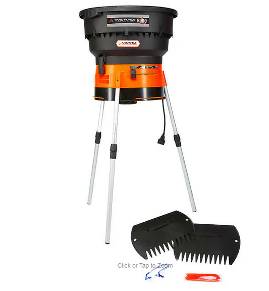 Yardforce 22" Corded Electric Leaf Shredder With Accessory Kit