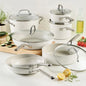 12-piece Hard Anodized Ceramic Non-Stick Cookware Set