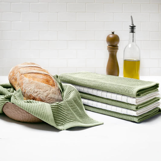 Turkish Cotton 6-piece Kitchen Towel Set