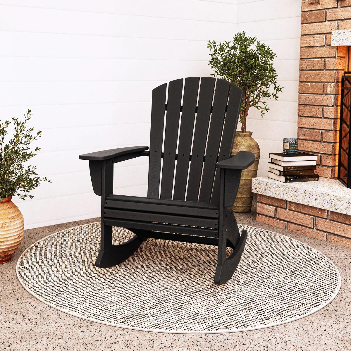 Portside Shellback Adirondack Rocking Chair - Thumbnail 4