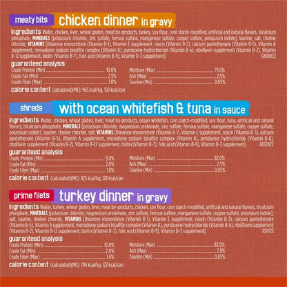 Friskies Gravy Pleasers Variety Pack, Adult Wet Cat Food